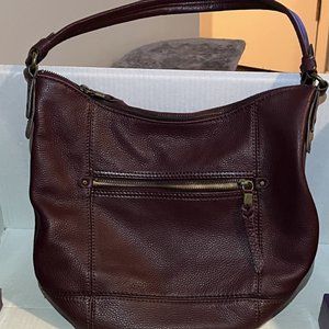 THE SAK Kendra Hobo in Sienne burgundy Leather Purse Brand